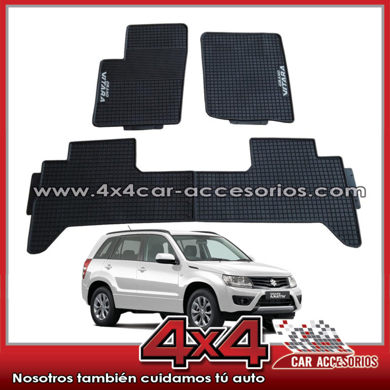 Alfombrillas De Goma Originales Peugeot 2008 (2013-2019) – Juego De 4 Piezas, Negras, DELUXE